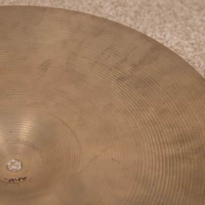 1970s Zildjian 16" A Hollow Logo Crash Cymbal 946g image 8