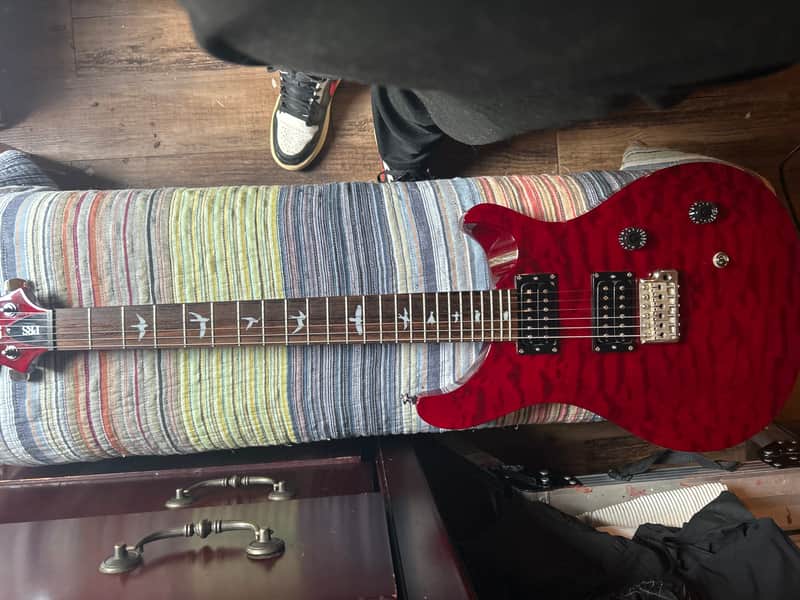 PRS SE  24 Custom 25th anniversary edition 2010 - Scarlet red image 1