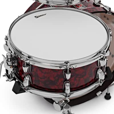 Premier Artist Heritage Series 4 Piece Shell Pack l Includes 10 Inch x 6 Inch Rack Tom, 13 Inch x 11 Inch Floor Tom, 20 Inch x 8 Inch Bass Drum & 13 Inch x 5.5 Inch Snare Drum l Burgundy Pearl Finish l Model PAH20-4SPBUW image 6