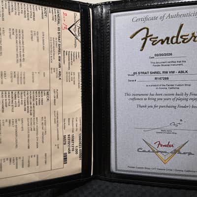 Fender Custom Shop 1965 Stratocaster Super Heavy Relic - Aged Black #7288 image 17