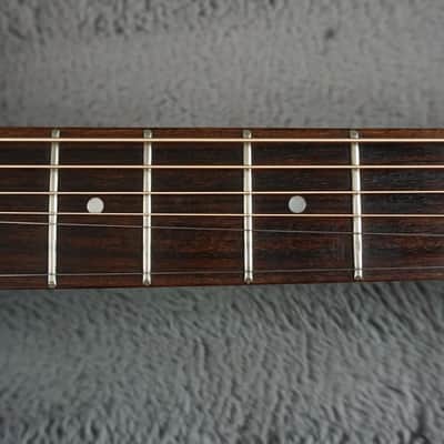 Morris F-15 OM Japan Acoustic Guitar w/ Built-In Electronics & Hard Case image 9