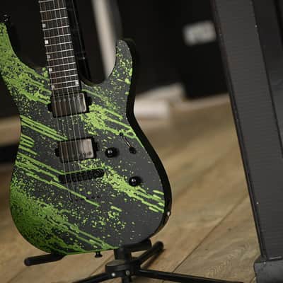 ESP USA M-II NTB NT EMG - Alien Blood Splatter image 3