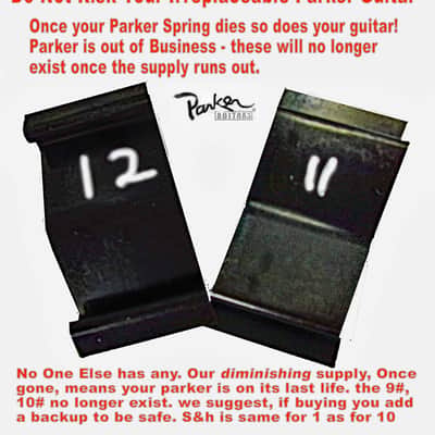 PARKER 11 or 12 gauge Trem Spring Your Parker Guitar is at risk.. Read why image 1