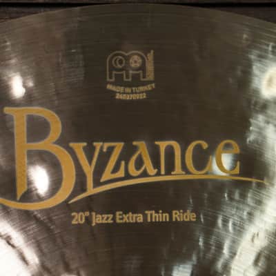 Meinl 20" Byzance Jazz Extra Thin Ride Cymbal - 1630g image 2