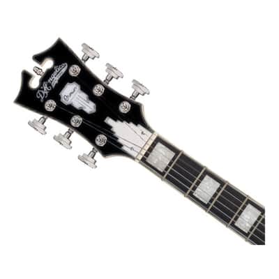 D'Angelico Premier DC Semi-Hollow Electric Guitar - Brown Burst - B-Stock image 4