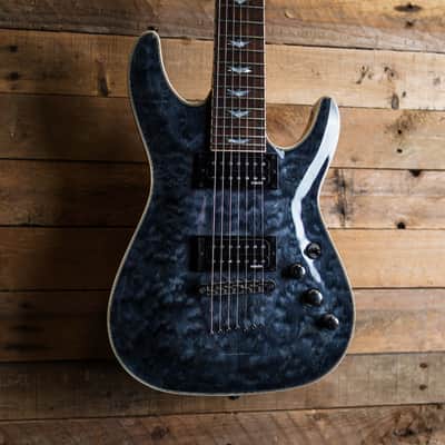 2024 Schecter Omen Extreme 7 in See-Thru Black image 2