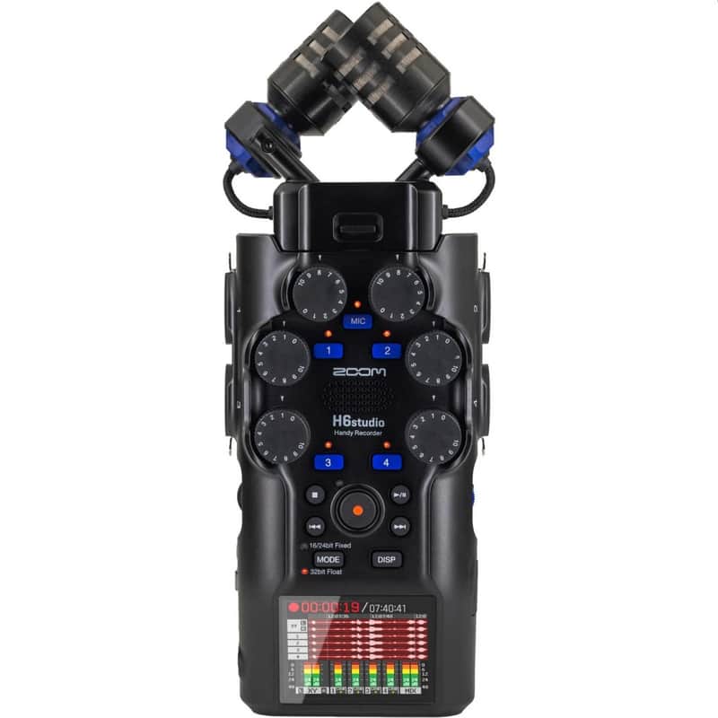 ZOOM H6studio 6-Track Portable Studio or Field Recorder USB Audio Interface image 1