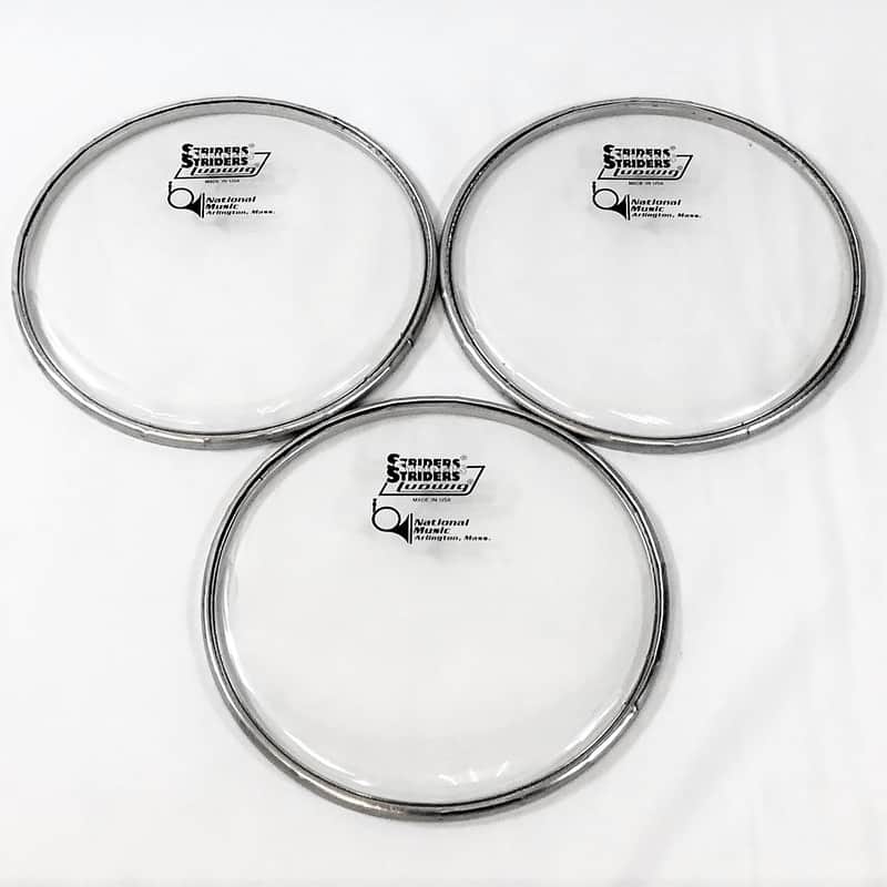 Ludwig 8" Clear Drum Heads, Set of 3 (New Old New Stock) image 1
