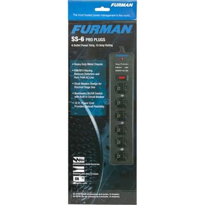 Furman Pro Plug 6-Outlet Power Strip with Surge Protection (Pair) image 5