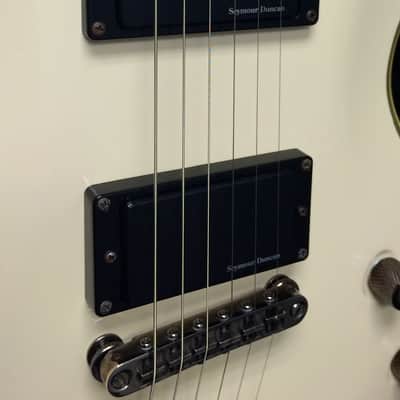 Schecter Guitar Research Blackjack ATX Solo-6 Electric Guitar - Aged White Gloss image 3