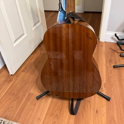 Zager Parlor Size Solid African Mahogany Acoustic Electric image 3