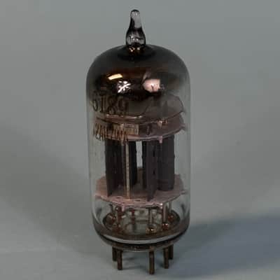 1962 Sylvania 6189 12AU7WA ECC82 Vintage D Getter Preamp Tube! T384 image 3