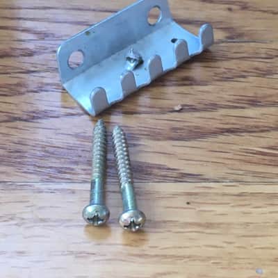 Vintage Style Strat Fender Aged Relic Tremolo Bridge Part Claw Strat Mount Plate image 1