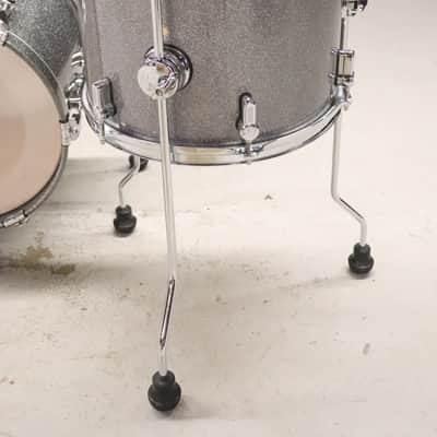 Sonor 3pc Martini Drum Kit Set Titanium Quartz 14/13/8" image 20