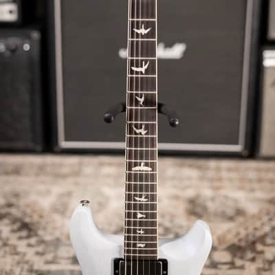 PRS S2 Mira 594 Satin Electric Guitar - Pearl White with Gig Bag image 4