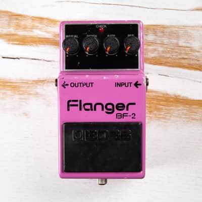 Boss BF-2 Silver Screw Flanger (Black Label) MIJ Made in Japan image 2