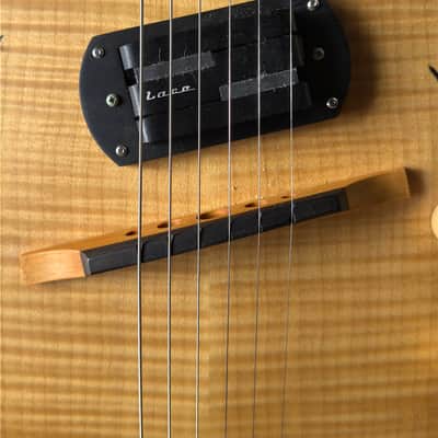 Island Instruments DelAir Headless Fan Fret Multi Scale Archtop Hollowbody image 6