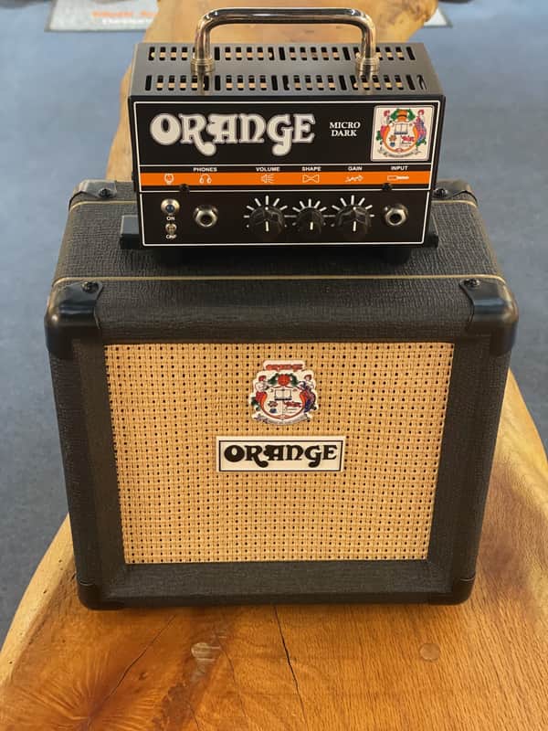 Orange Micro Dark Head & PPC108 1x8 Cabinet - Black image 1
