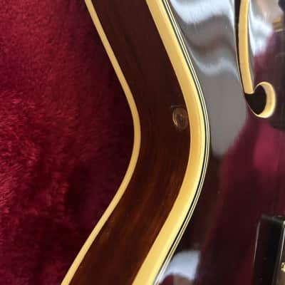 Bradley ES-55W Double Cutaway Semi-Hollow 1975 Natural Rosewood image 15
