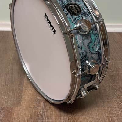 DW Collector's Series Drum Set - 10/12/15/22/14 Blue Abalone Finishply 1999 image 11