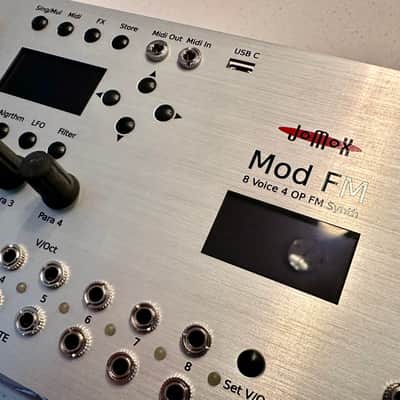 Jomox Mod FM - 8-Voice Eurorack FM Synth 2023 - Silver image 3