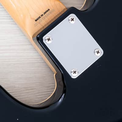2012 Fender Jazz Bass JB/HO Semi-Hollow Mahogany Body Black, Blocks & Binding, Japan MIJ image 16