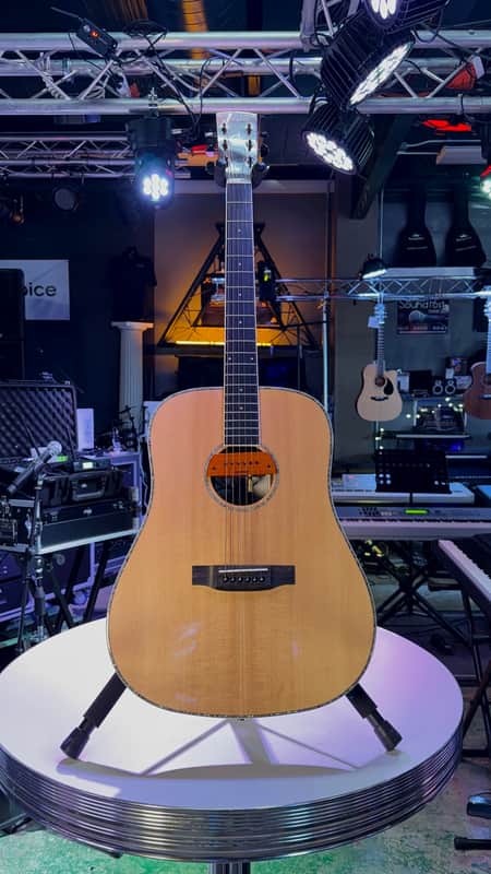 Firefly Eddie Pontiac collection guitar acoustic with pickup image 1