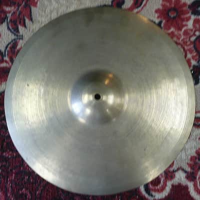 Matched Pair Vintage 30's Zildjian Trans Stamp 14" Paper Thin Avedis Zildjian Hi Hat Cymbals - 746 / 752 Grams - PV Music Drum Shop Inspected and Tested - Play / Sound / Look Great image 5
