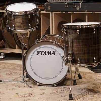 Tama 12/14/18" Star Bubinga Drum Set - Pewter Blue Australian Acacia image 13