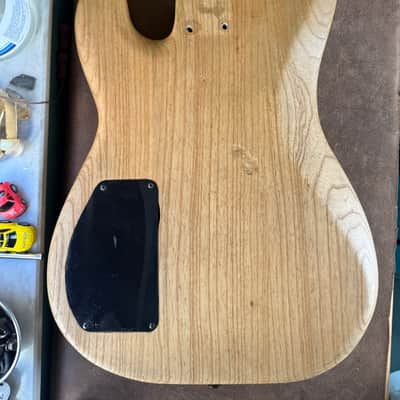 Handmade P bass body with slant J pickup routes image 8