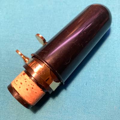 Bundy #3 Clarinet Mouthpiece-Hard Rubber-Made c.1960's-New Cork-w/Lig and Cap image 7