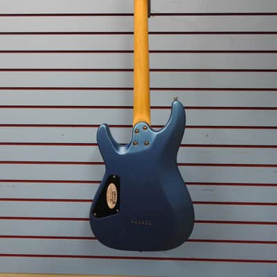 Schecter C-6 Deluxe Satin Metallic Light Blue image 3