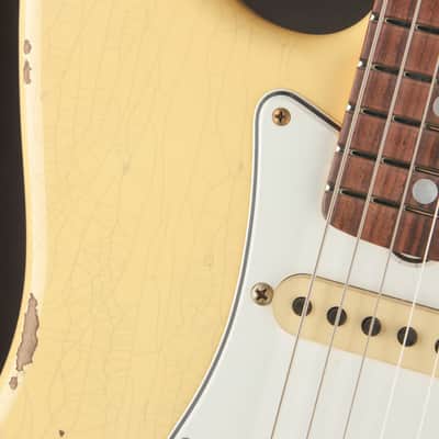 Fender Custom Shop Strat Pro NAMM 2025 Aged Vintage White/Relic image 4