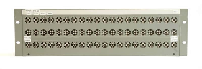 19-Zoll 3HE HF13 to BNC Video patchfield with 60 plugs | SF228 image 1