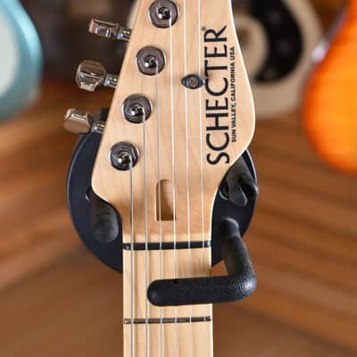 Schecter Custom Shop Sunset Custom II HSS Maple Neck Transparent Sky Blue image 10