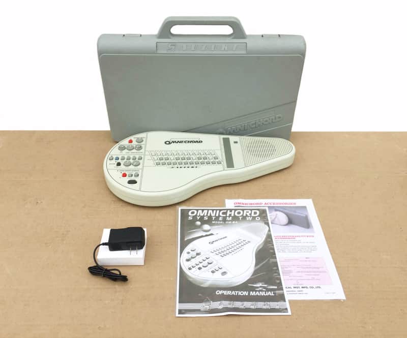 Suzuki OM-84 Omnichord Vintage Analog Synthesizer Auto Harp Auto Chord + Accessories image 1