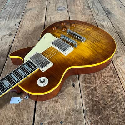 Bad Cat Vintage Standard Les Paul Copy Shengze Instruments 2021? - Iced Tea Burst image 7