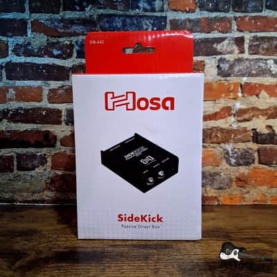 Hosa Technology DIB-443 Pro-Conex Sidekick Passive Direct Box 1/4" TS to XLR3M *NEW* (2020s - Black) image 1