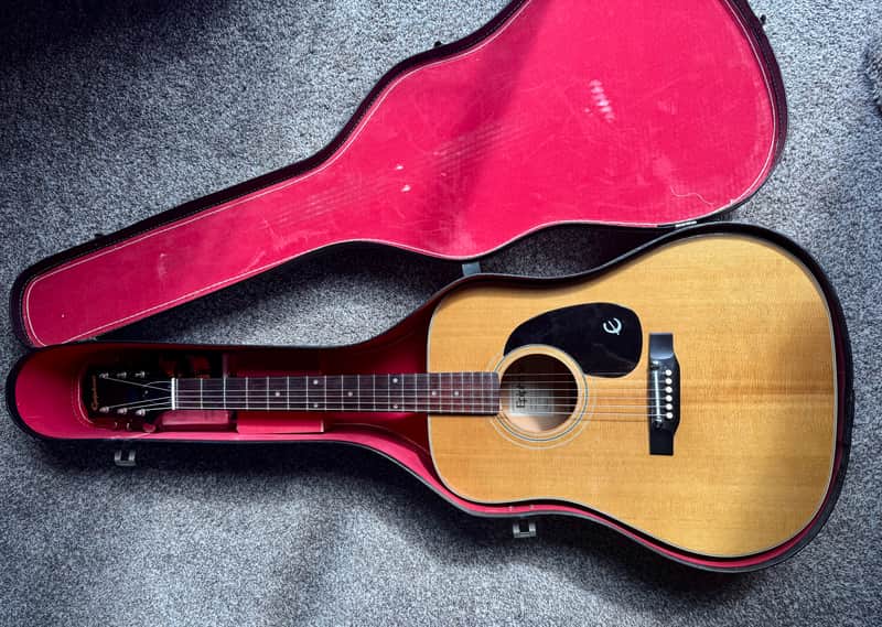 MIJ Epiphone FT-145 Texan 1970’s - Natural image 1