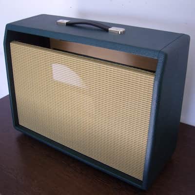 Fender Blackface amp shell green combo image 2