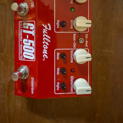 Fulltone GT-500 オーバードライブ ディストーション Fulltone GT-500 V1 F.E.T. Distortion + Booster/OD ディストーション
