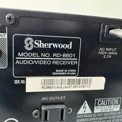 Sherwood RD-8601 Receiver HiFi Stereo 6.1 Channel Home Theater Vintage Audio image 6