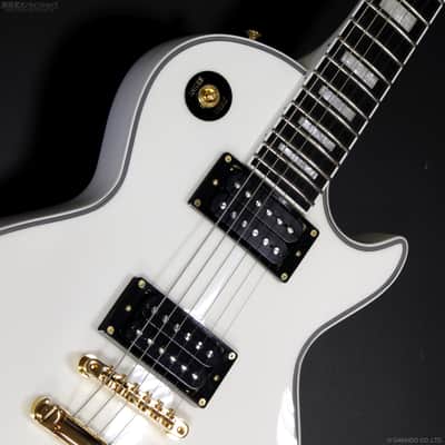 Edwards E-LPC White, LP Custom Style, Open Humbucker Pickups, Brand New image 3