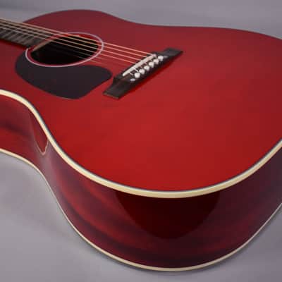 2025 Gibson J-45 Standard Left-Handed Acoustic-Electric | Cherry Finish W/OHSC image 11