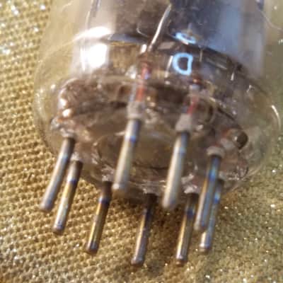 Amperex Matched Pair (2) 6DJ8 tNOS AT1000 TESTED Vacuum Tubes PQ premium quality Heerlen A-frame Orange Globe T5 ECC88 dual triode 1973 image 17