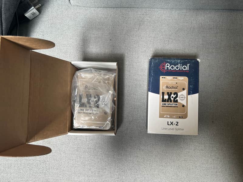 Radial LX-2 Passive Line-Level Splitter 2010s - Tan image 1