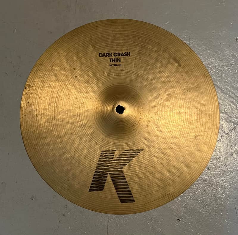 Zildjian 16" K Series Dark Thin Crash Cymbal 1993 - Present - Traditional image 1