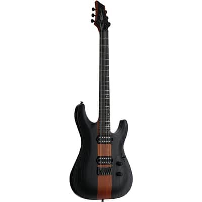 Schecter Rob Scallon C-1 Electric Guitar, Satin Dark Burst image 4