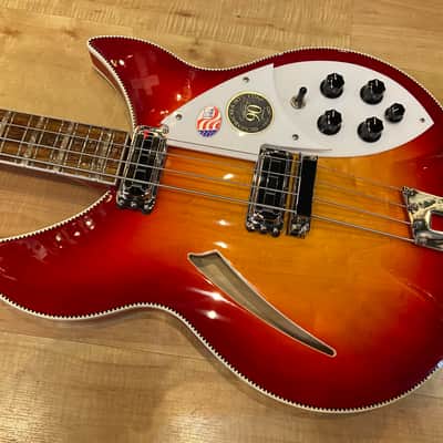 Rickenbacker 90th Anniversary 4005XC Amber FireGlo (Sunburst) image 8