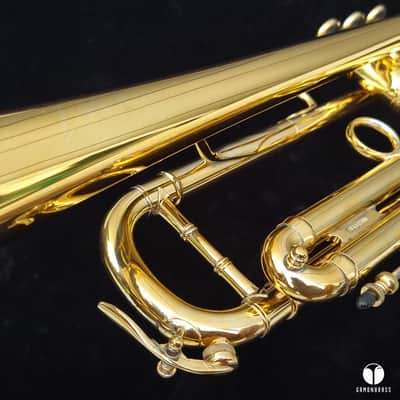 Kanstul Burbank 3 California   trumpet made by Kanstul mouthpiece case Reeves gamonbrass image 18